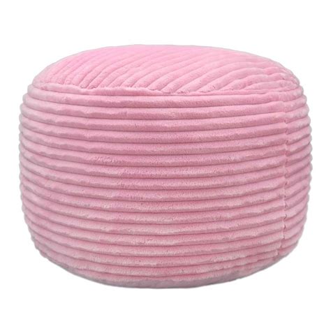 Ridgecrest Pouf, Prism Pink