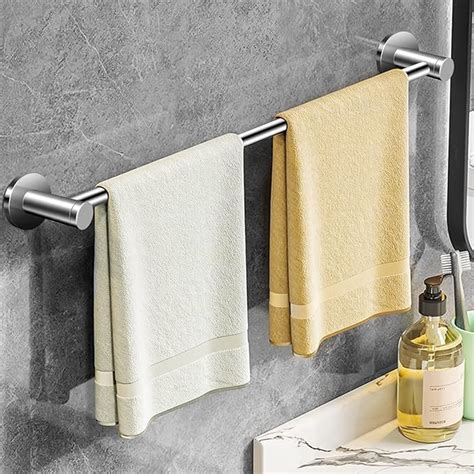 SUNDRY Adjustable 24 Inch Single Bath Towel Bar Rack for Bathroom ...