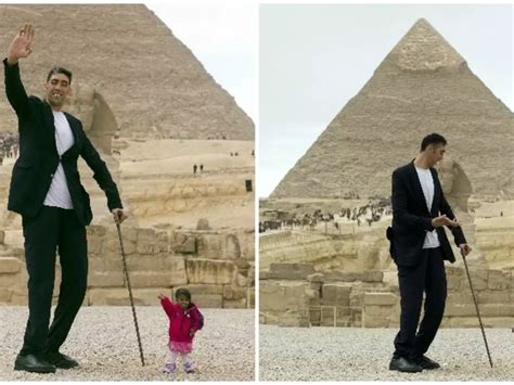 The Tallest & The Shortest People In The World Met & Clicked Some Very ...