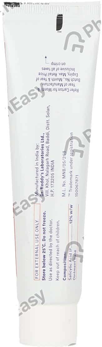 Salicylix Sf 12 % Ointment (50): Uses, Side Effects, Price & Dosage ...