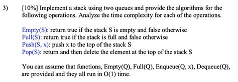 Image result for Implementing a Stack with Two Queues Java