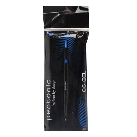 Linc Pentonic Gel Pen 5Pack Black 1 nos Pouch : Amazon.in: Office Products