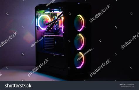 Gaming Pc Rgb Led Lights On Stock Photo 1618645456 | Shutterstock