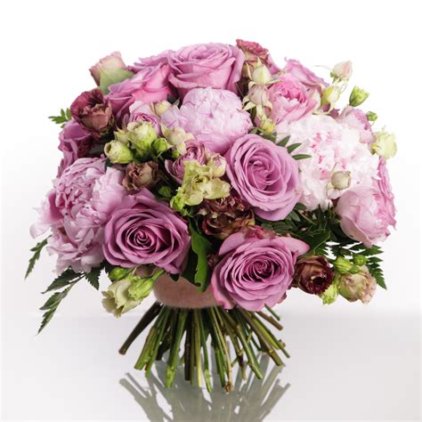 Ramo de rosas y peonias - Floristeria Fontanillas