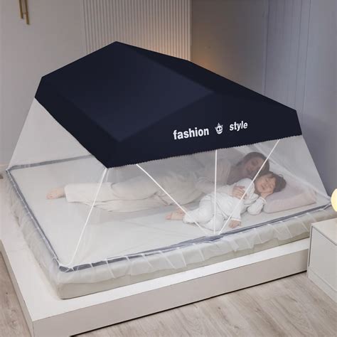 Heart Home Double Bed Tent Mosquito Net for Bed | Slide to Open Design ...