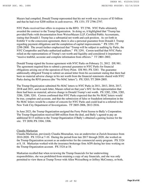 Read the Judge’s Ruling in the Trump Civil Fraud Case - The New York Times