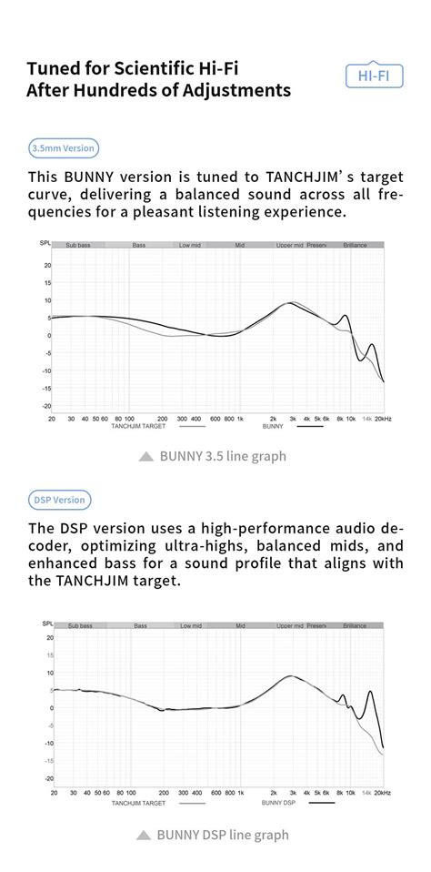 TANCHJIM Bunny Type-C DSP Plug with Mic IEM Earphones