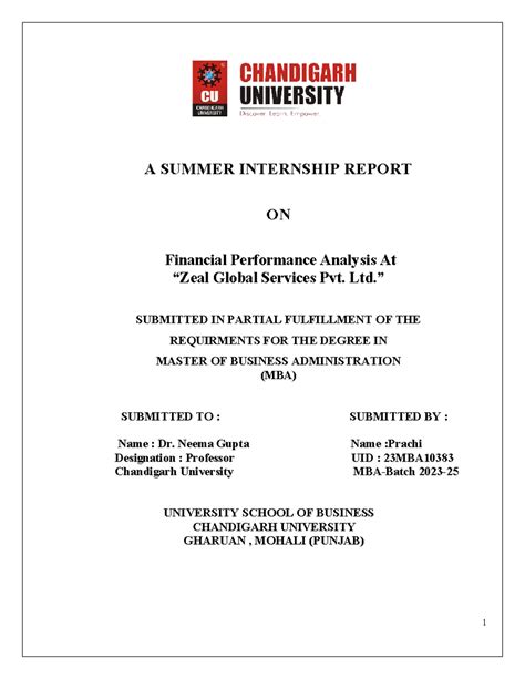 Final SIP 10383 NEW - nothing - A SUMMER INTERNSHIP REPORT ON ...