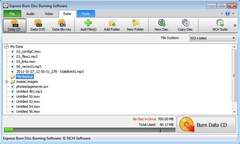 Top 8 Free Data DVD Burning Software to Burn Files to Disc