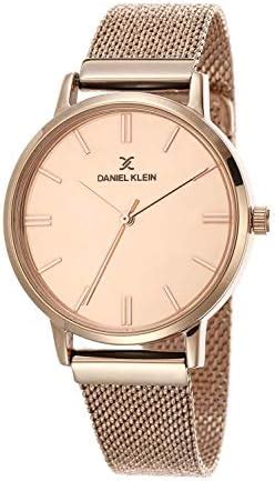 Daniel Klein Metal Analog Rose Gold Dial Women's Watch-Dk11800-4 ...