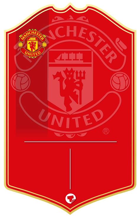 Manchester United Gift Personalised FIFA Football Player Card ...