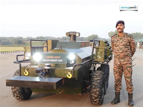 Indian Army Major unveils Indigenous multi-utility UGV ‘SapperScout Ver ...