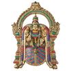Buy Brass Lord Venkateshwara Tirupati Balaji and Goddess Padmavathi ...