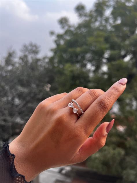 Bow stacked-effect silver ring | Salty – Salty Accessories