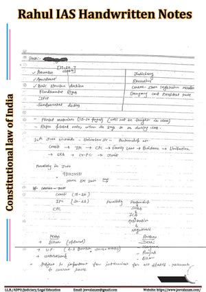 Constitutional law 1st semester - UNIT I Introduction to Indian ...