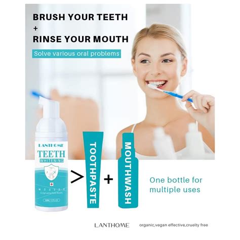 Lanthome LANTEHOME Easy-to-Use Teeth Whitening Foam - 3PCS India | Ubuy