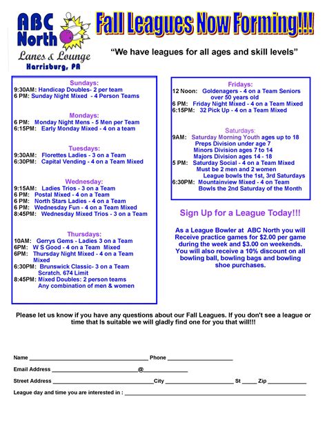 League Bowling | ABC North Lanes | Harrisburg PA