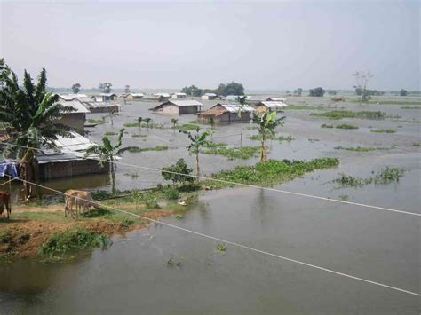 Frequent floods in the Brahmaputra river are eating away Assam’s tribal ...