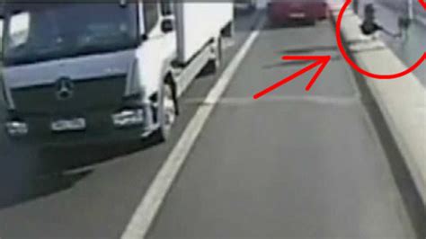 VIDEO: Woman nearly hit by bus after being pushed by jogger in London