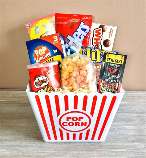 Movie Night Gift Basket, Family Time, Game Night, Date Night, Kids Gift ...