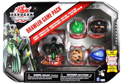 Spin Master Year 2010 Bakugan Gundalian Invaders Brawler Game 5 Pack ...