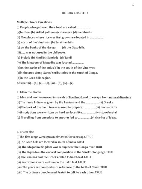 Image result for Model Activity Task Class 6 History Part1