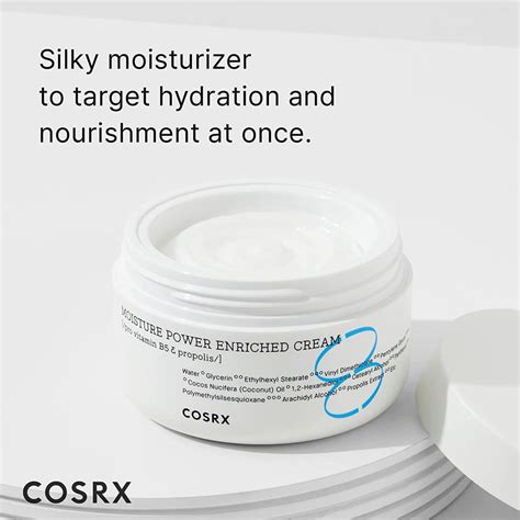 CosRx Hydrium Moisture Power Enriched Cream | Korean Makeup Products ...