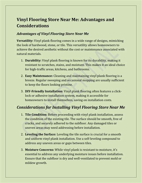 PPT - Vinyl Flooring Store Near Me A Practical Guide for a Flooring ...