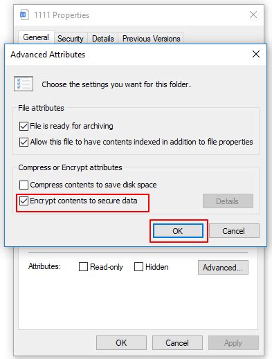 EFS Encryption 的图像结果