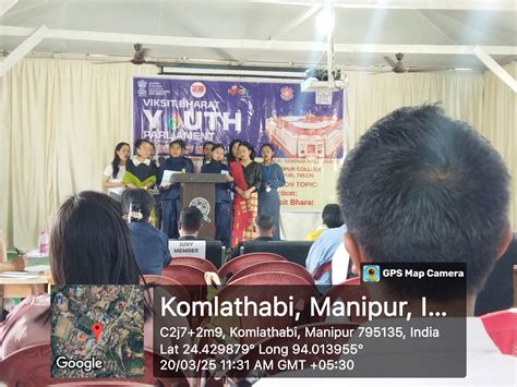 Viksit Bharat Youth Parliament - 20 to 21 Mar 2025 | SOUTH EAST MANIPUR ...