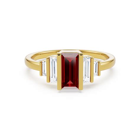 Baguette Bloom Lab Grown Diamond Ring – Emori