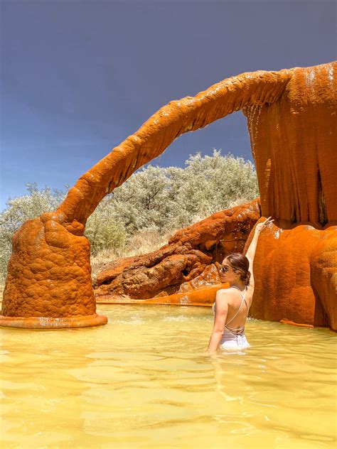 Visiting the Utah Hot Springs: Mystic Hot Springs in Monroe