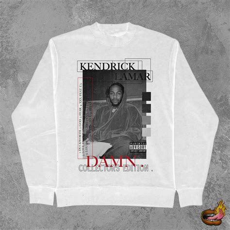 Kendrick Lamar White Sweatshirt – Flavaclothing
