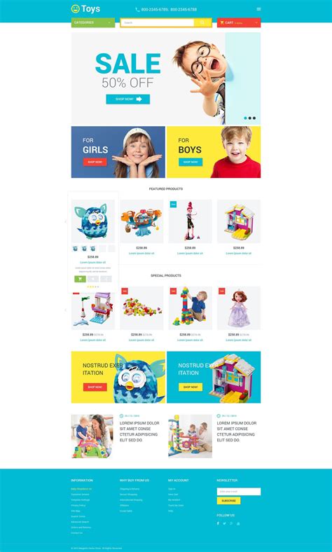 Top 48+ Toy Store Magento Themes