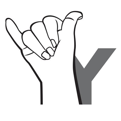 Sign Language Letter Y at Joel Sherwin blog