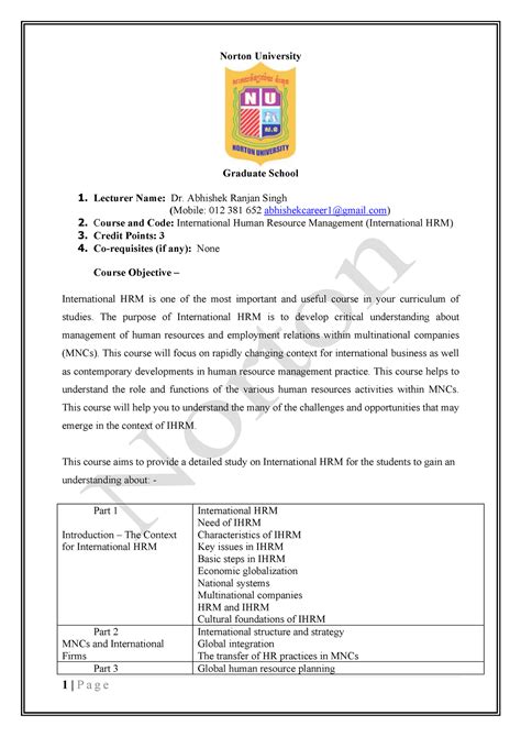 HRM Course Overview 的图像结果