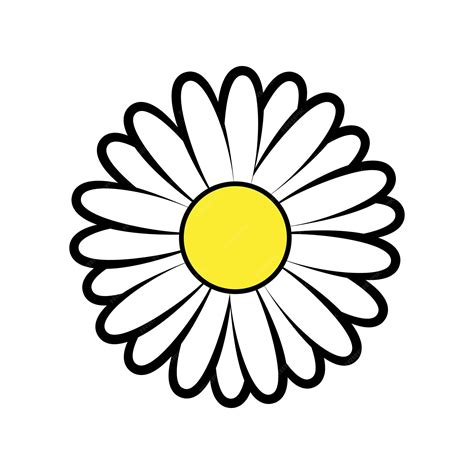 Premium Vector | Cute vector daisy logo simple icon