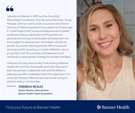 Banner Health on LinkedIn: Team Member Spotlight: Theresa McKay, Senior ...