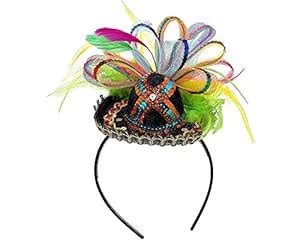 Buy amscan Fiesta Deluxe Multi-Coloured Princess Headband for Female ...