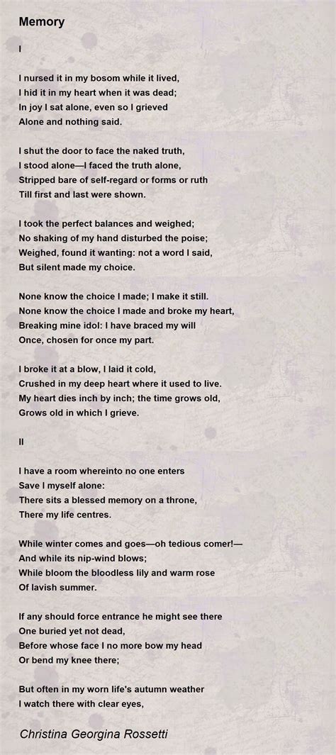 Poem by christina rossetti when i am dead - apolaptop