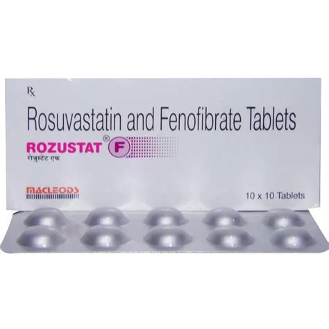 Buy Rozustat F 10 Tablet online | Uses, Side Effects, Price and ...