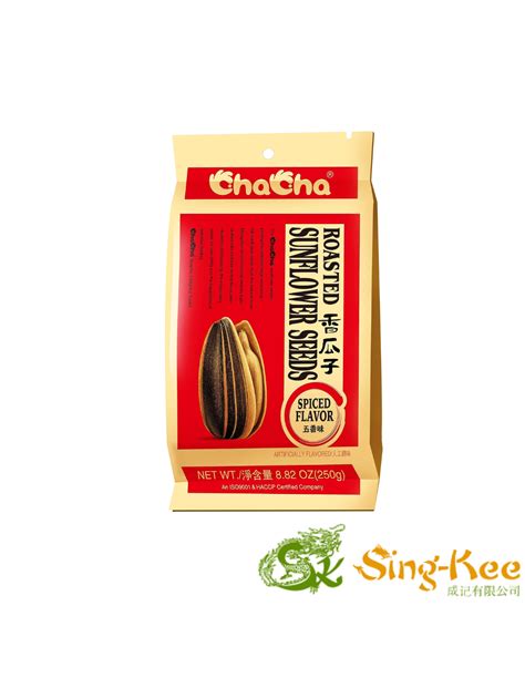 Cha Cha Spiced Roasted Sunflower Seeds 308g - Snacks | Sing Kee