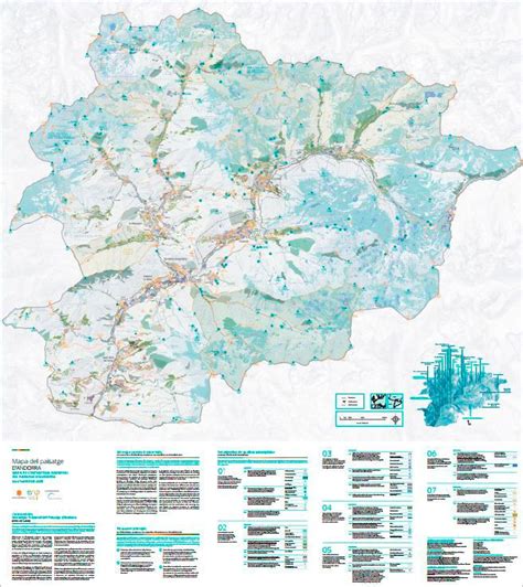 Mapa de l'Estratègia Nacional del Paisatge d'Andorra en l'horitzó 2035 ...