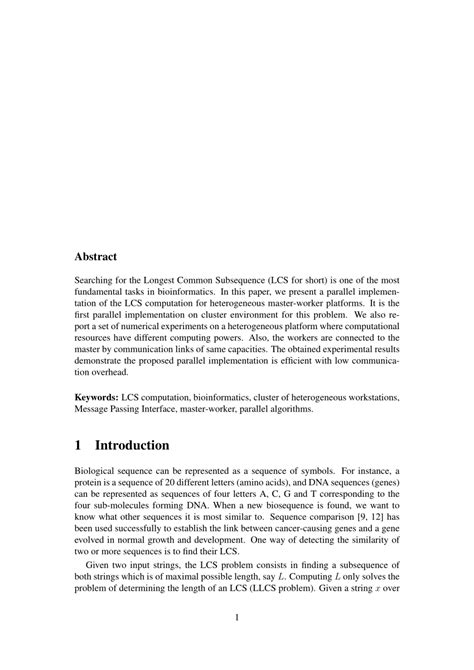 Image result for Parallel Longest Common Subsequence