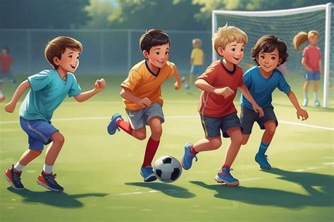 Kids Playing Sports 的图像结果