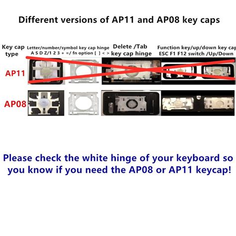 Buy Replacement Individual AP08 Type Right Shift KeyCap and Hinge for ...