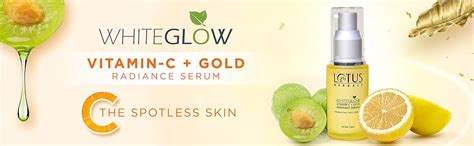 Lotus Herbals Whiteglow Vitamin C And Gold Radiance Face Serum | For ...