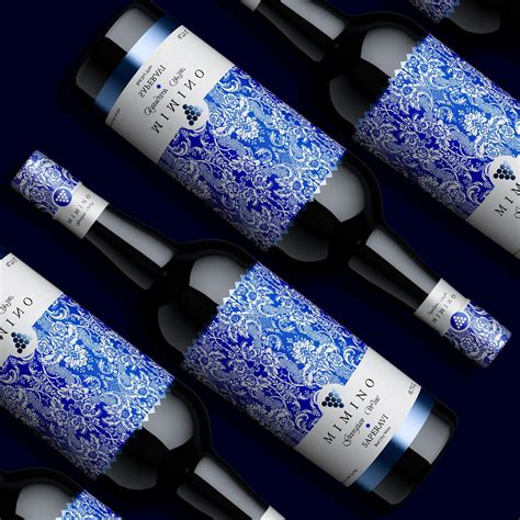 Pavel Reznik - Mimino Red Dry Wine Label Design