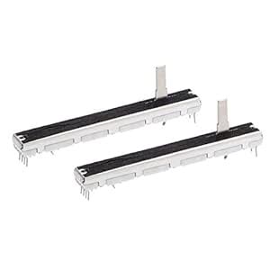 uxcell 2pcs Fader Variable Resistors Mixer 75mm Straight Slide ...
