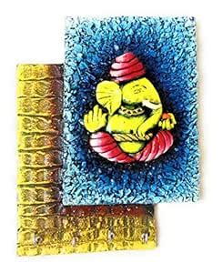 Himalayan Creation Handcrafted Decorative Ganpati Wooden Key Holder ...